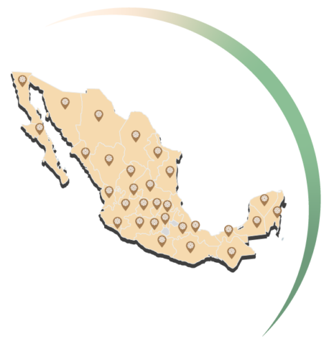 FuneralesCasval_Nosotros_ANDF_Mapa Cobertura Asociacion Nacional de Directores de Funerarias